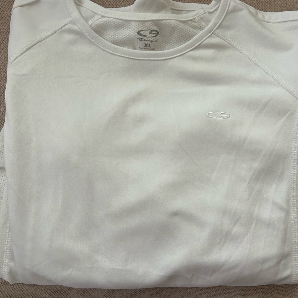 White Kids Shirt by Champions